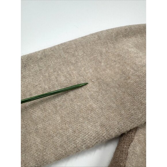 Alfred Dunner Cardigan Sweater Womens 2X Soft Tan Open Front Pockets Boho Chic - Picture 4 of 9